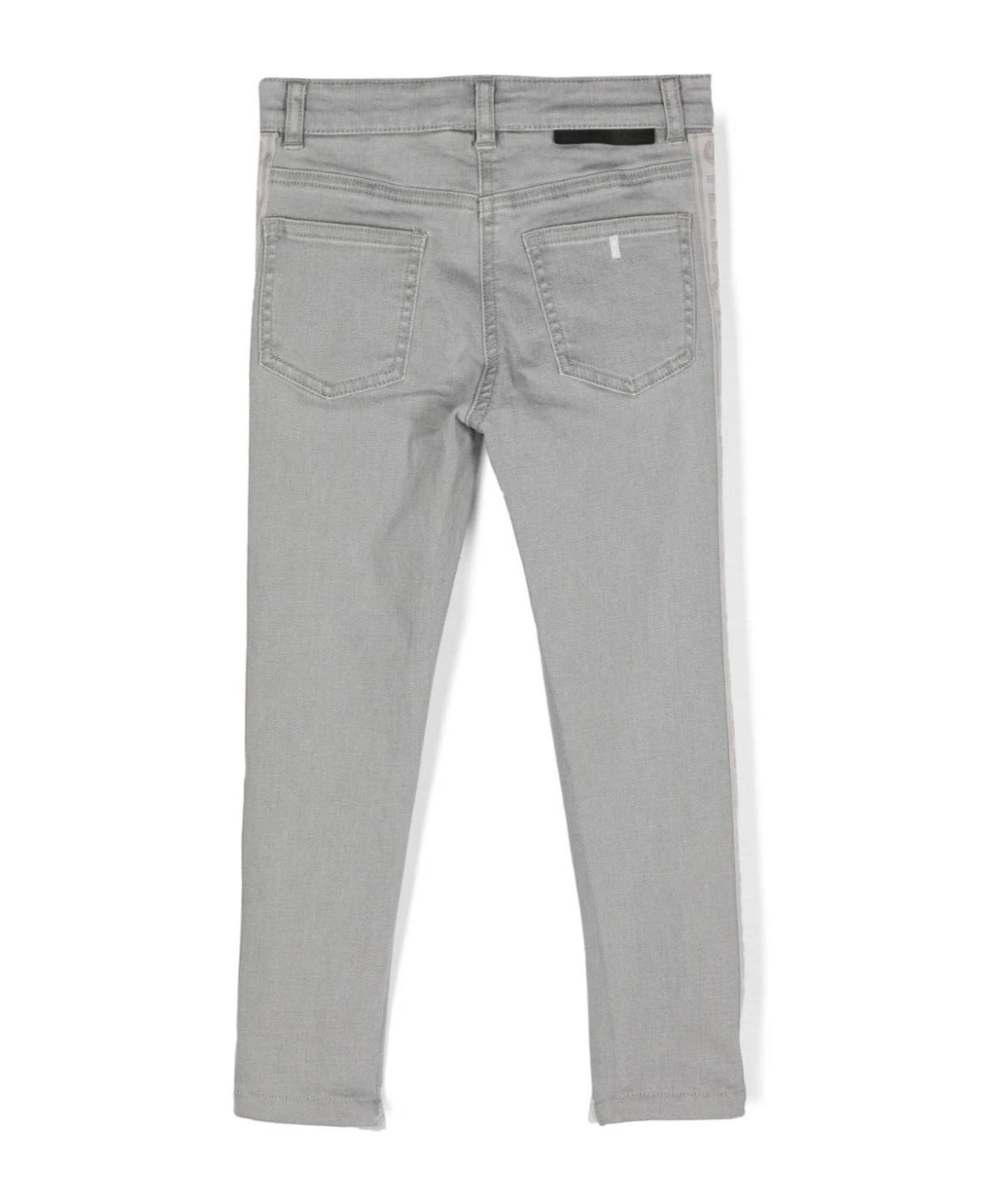Stella Mccartney Multi-pocket Jeans In Gray