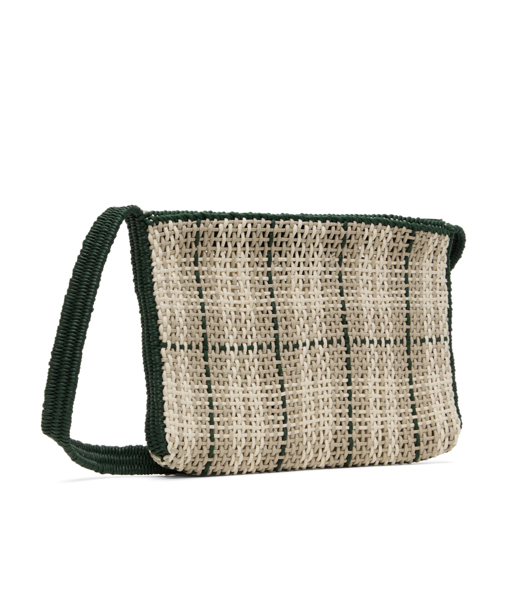 Jw Anderson Woven Shoulder Bag In Nude