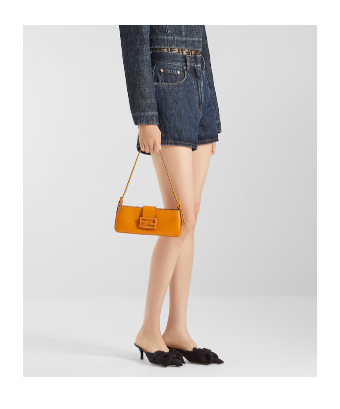 Fendi Denim Shorts In Blue