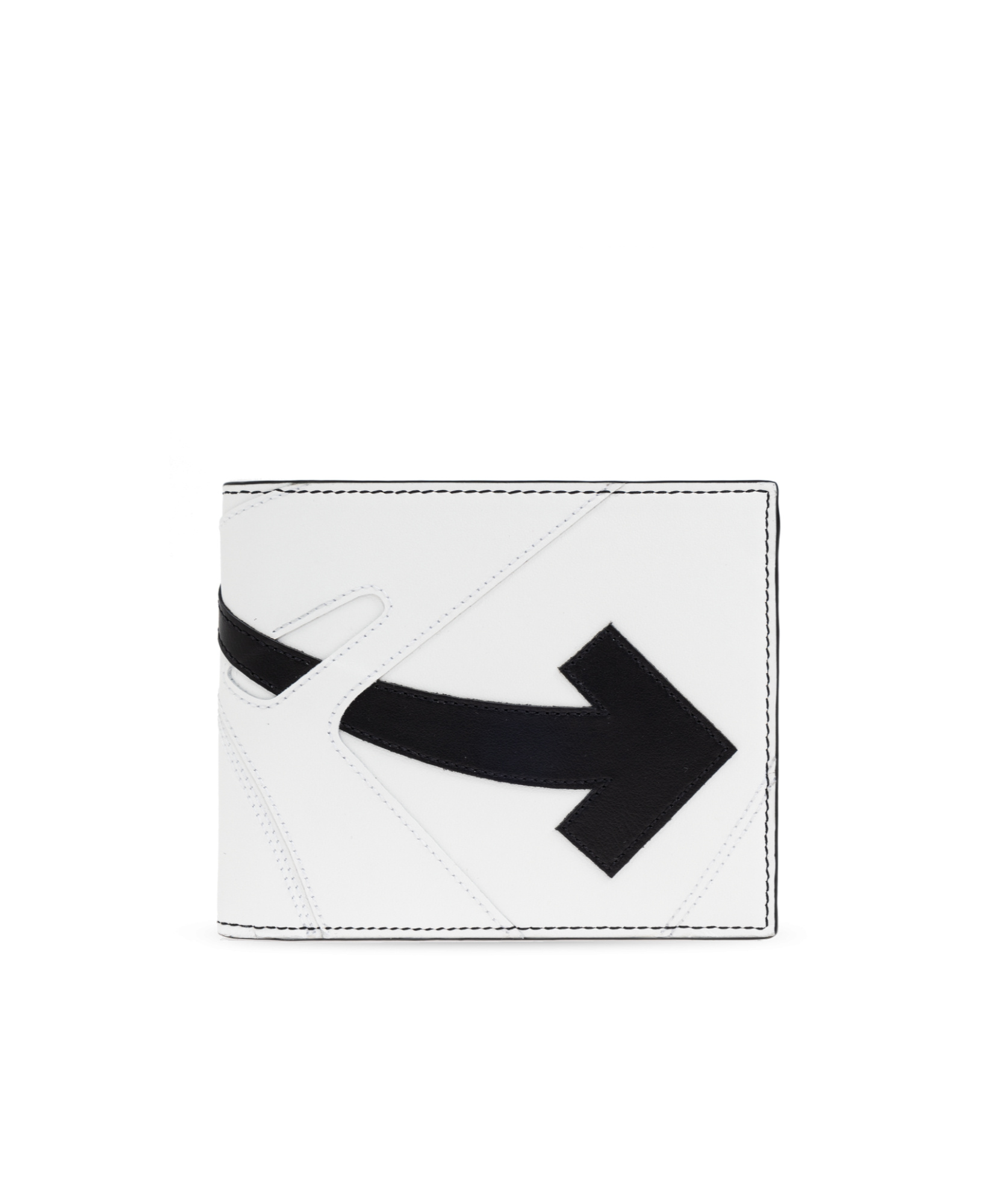 Off-white Ooo Sneaker Bi-fold Wallet In White