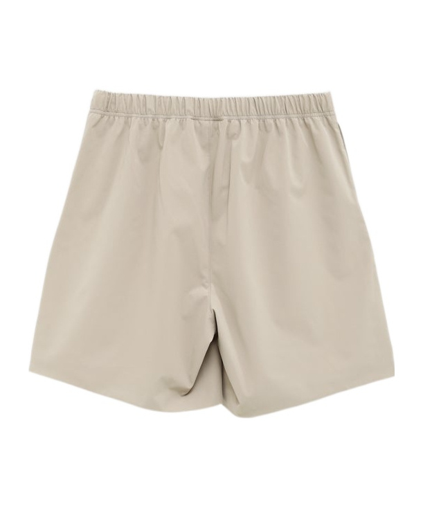 Essentials Logo Drawstring Loose Shorts In Gray
