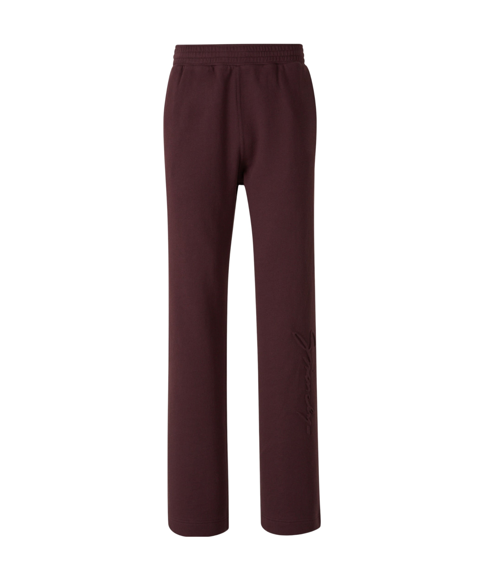 Givenchy Logo Plush Joggers In Red