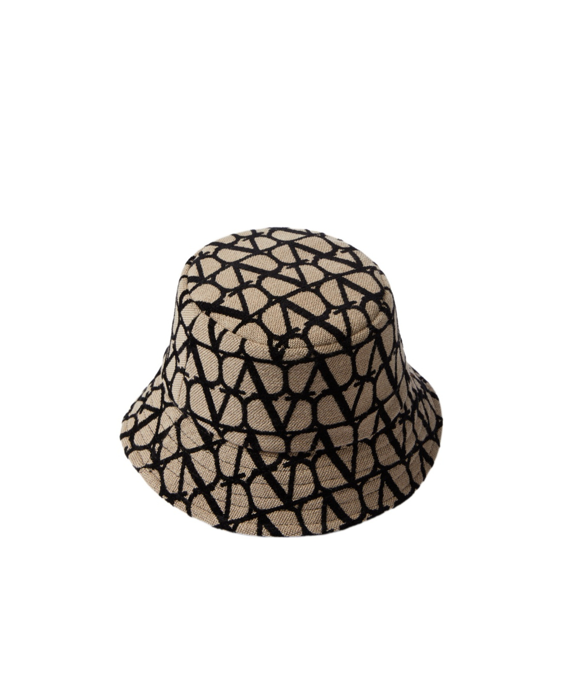 Valentino Vlogo Signature Toile Iconographe Bucket Hat In Black