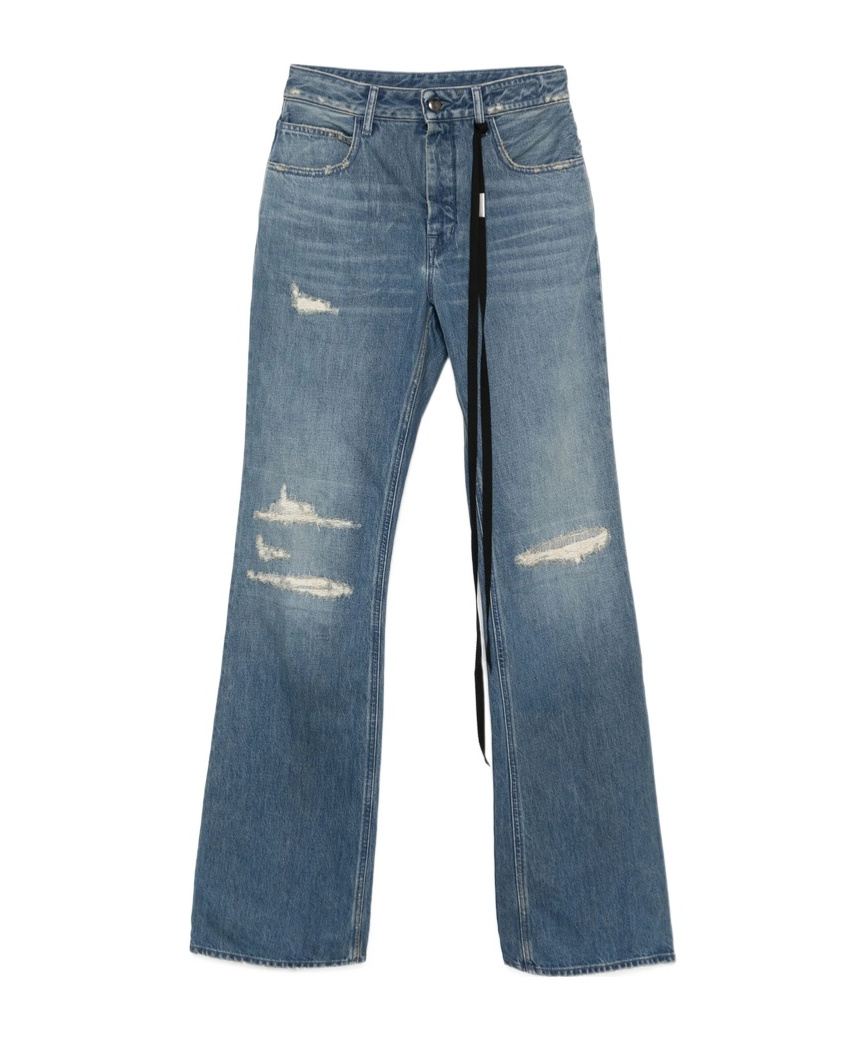 Ann Demeulemeester Jeans With Belt Loops In Blue