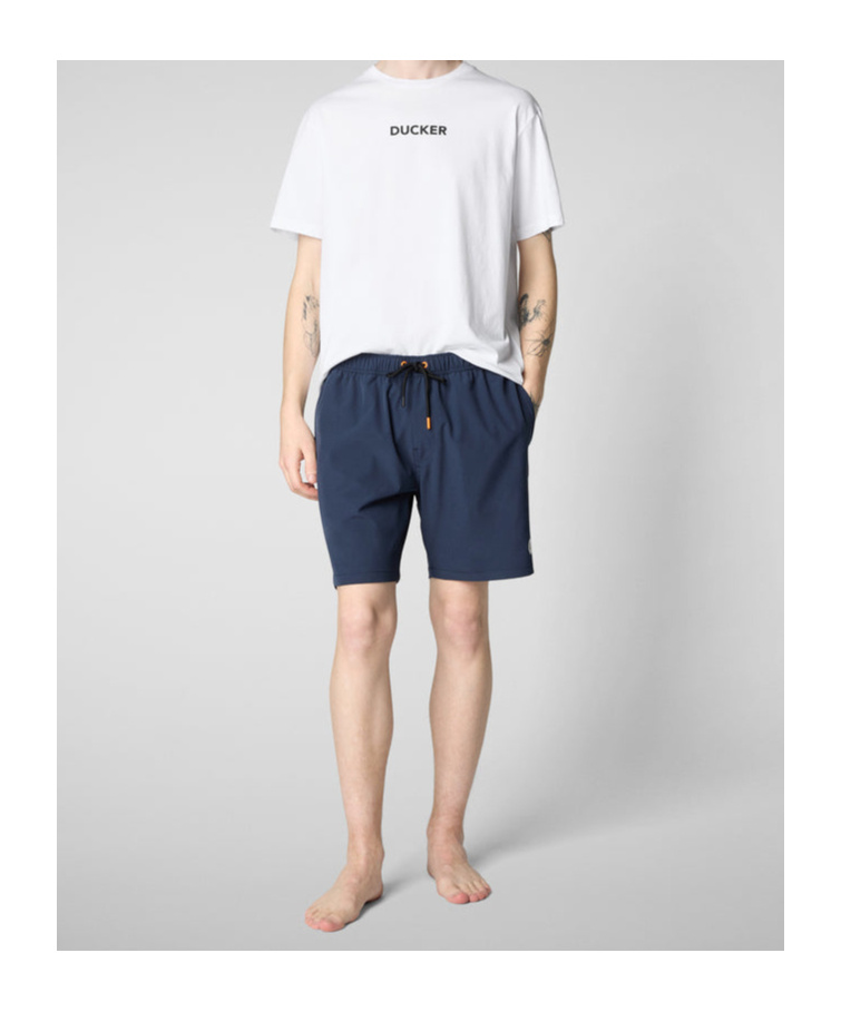 Save The Duck Drawstring Swimming Trunks In Blue