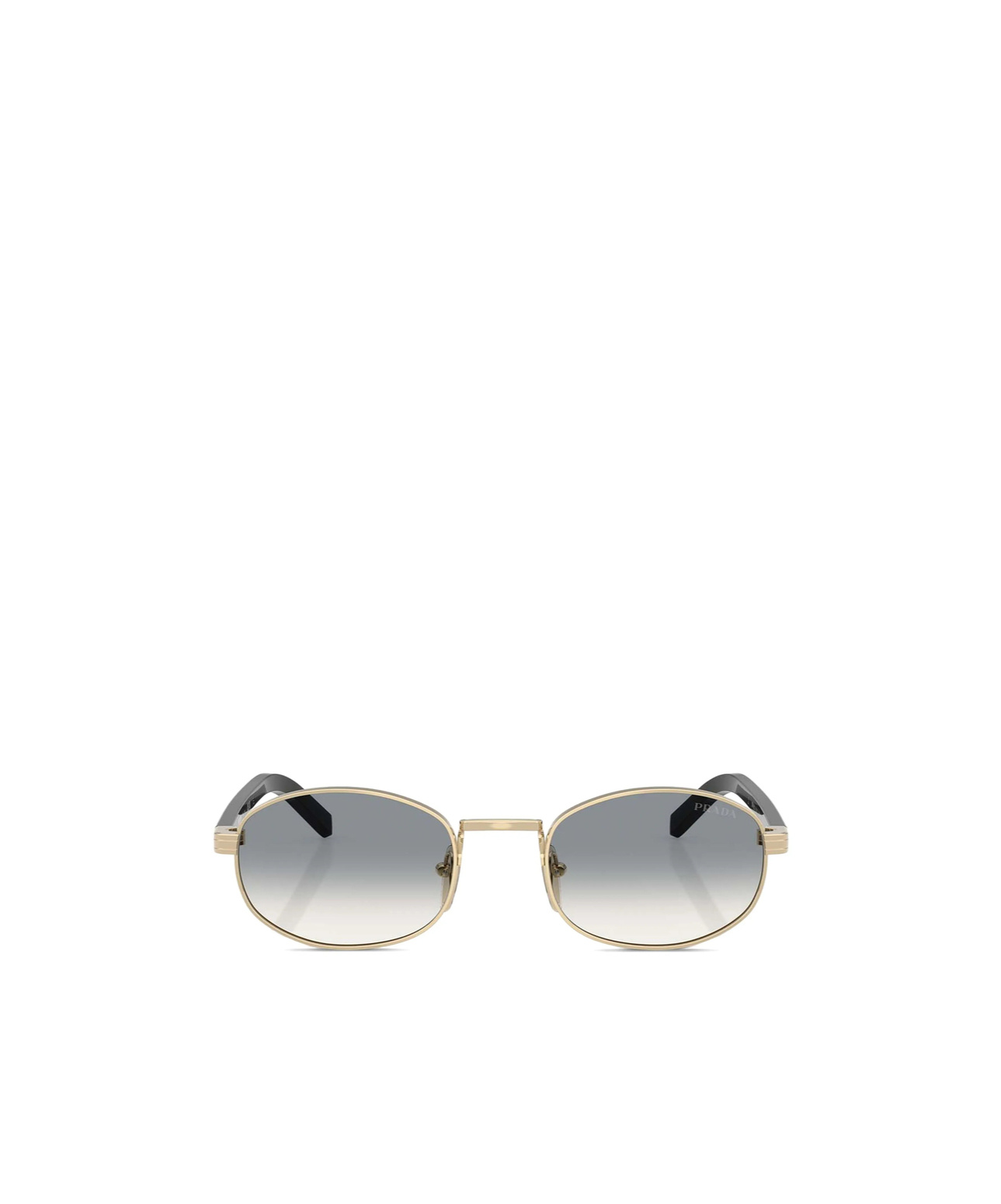 Prada Oval-frame Sunglasses In Gray