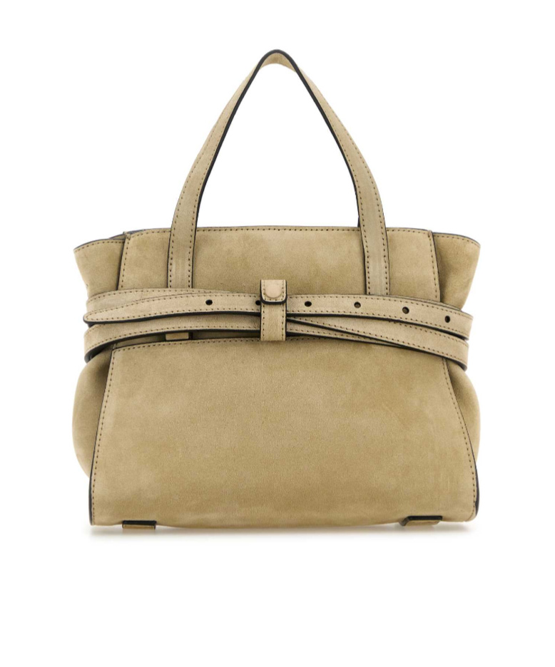 Moschino Structured Handbag Featuring Buckle Detail In Brown