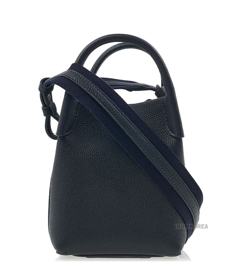 Loro Piana Micro Bale Bag In Black