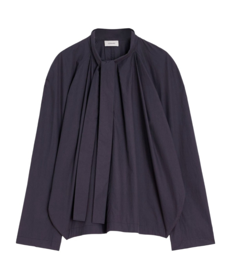 Lemaire Ascot Blouse In Black