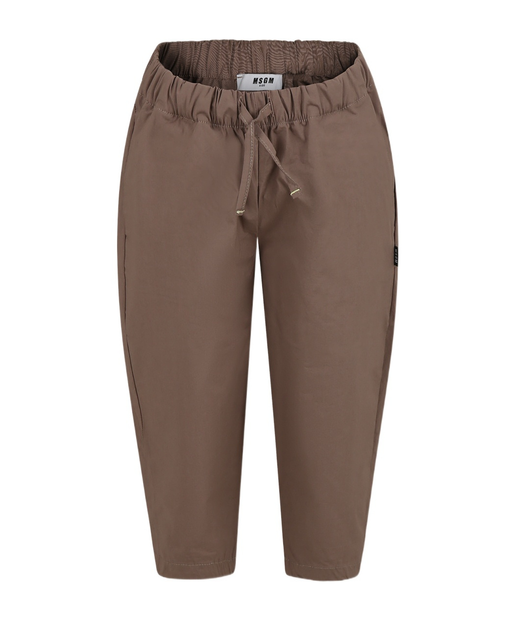 MSGM MSGM KIDS LOGO TAG TAPERED TRACK PANTS