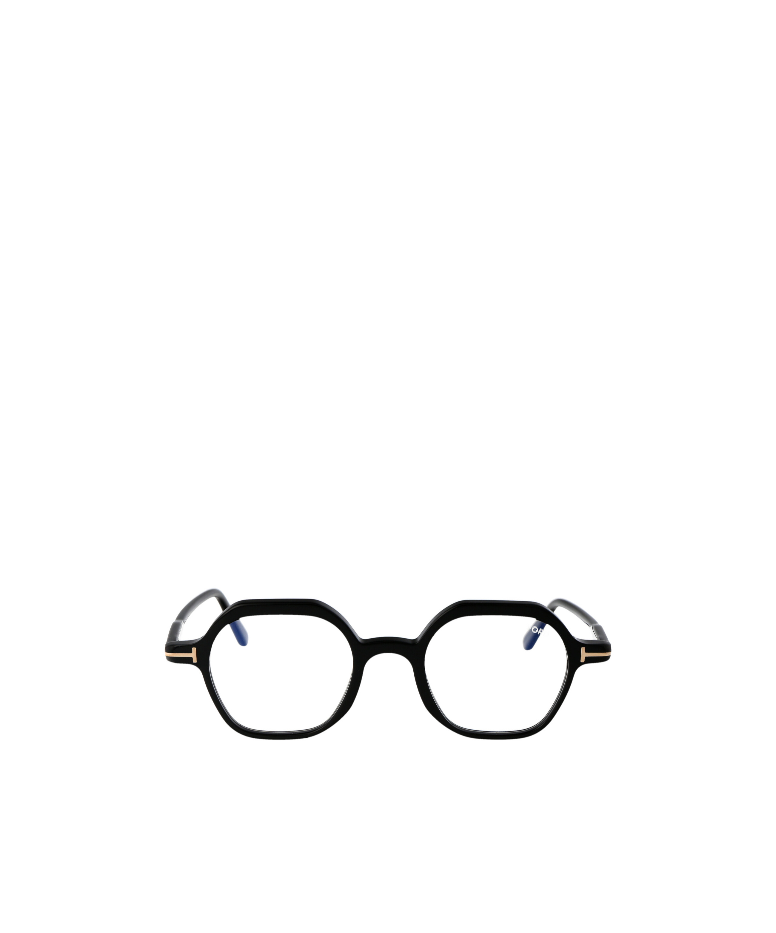 Tom Ford Geometric Frame Plain Mirror In Black