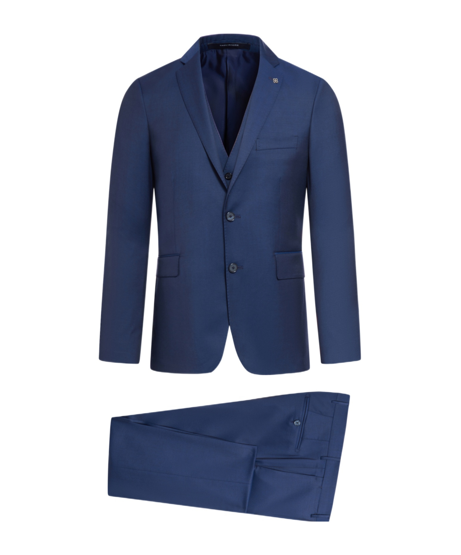 Tagliatore Single-breasted Suit In Blue