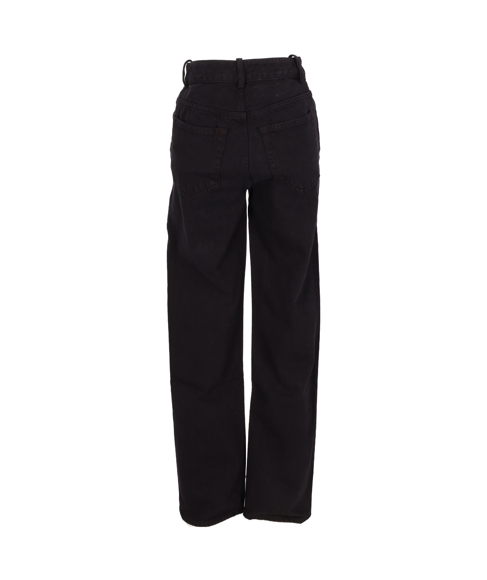 Ann Demeulemeester Herme 5 Pockets Slim Fit Cropped Jeans In Black
