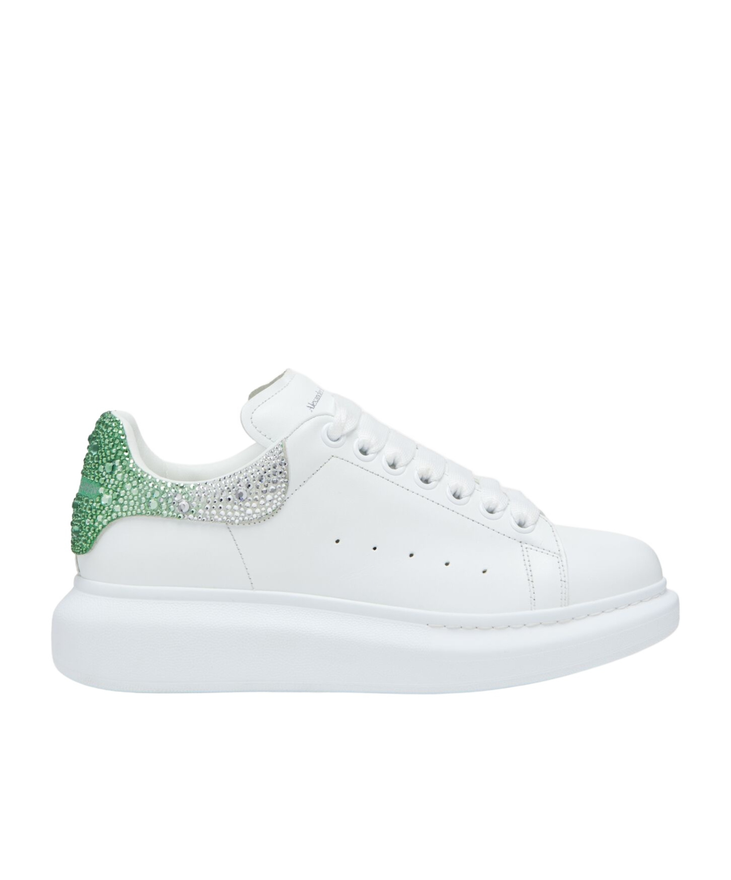 Alexander Mcqueen Leather Oversized Sneakers In White