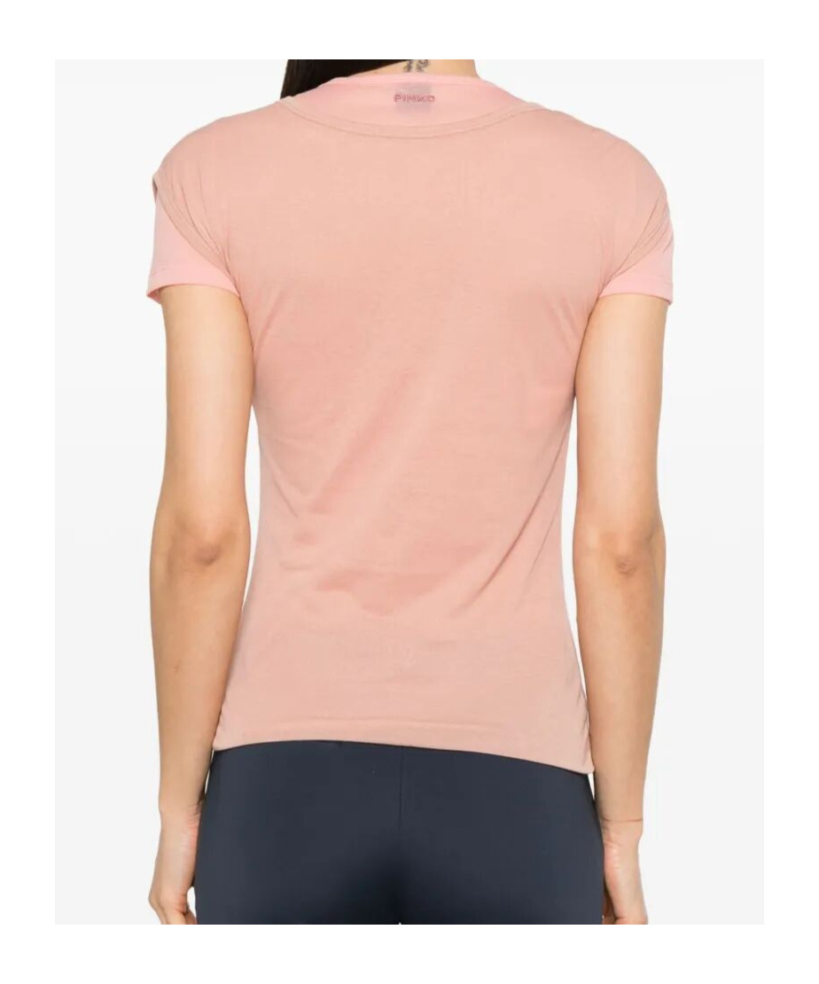 Pinko Layered T-shirt In Pink