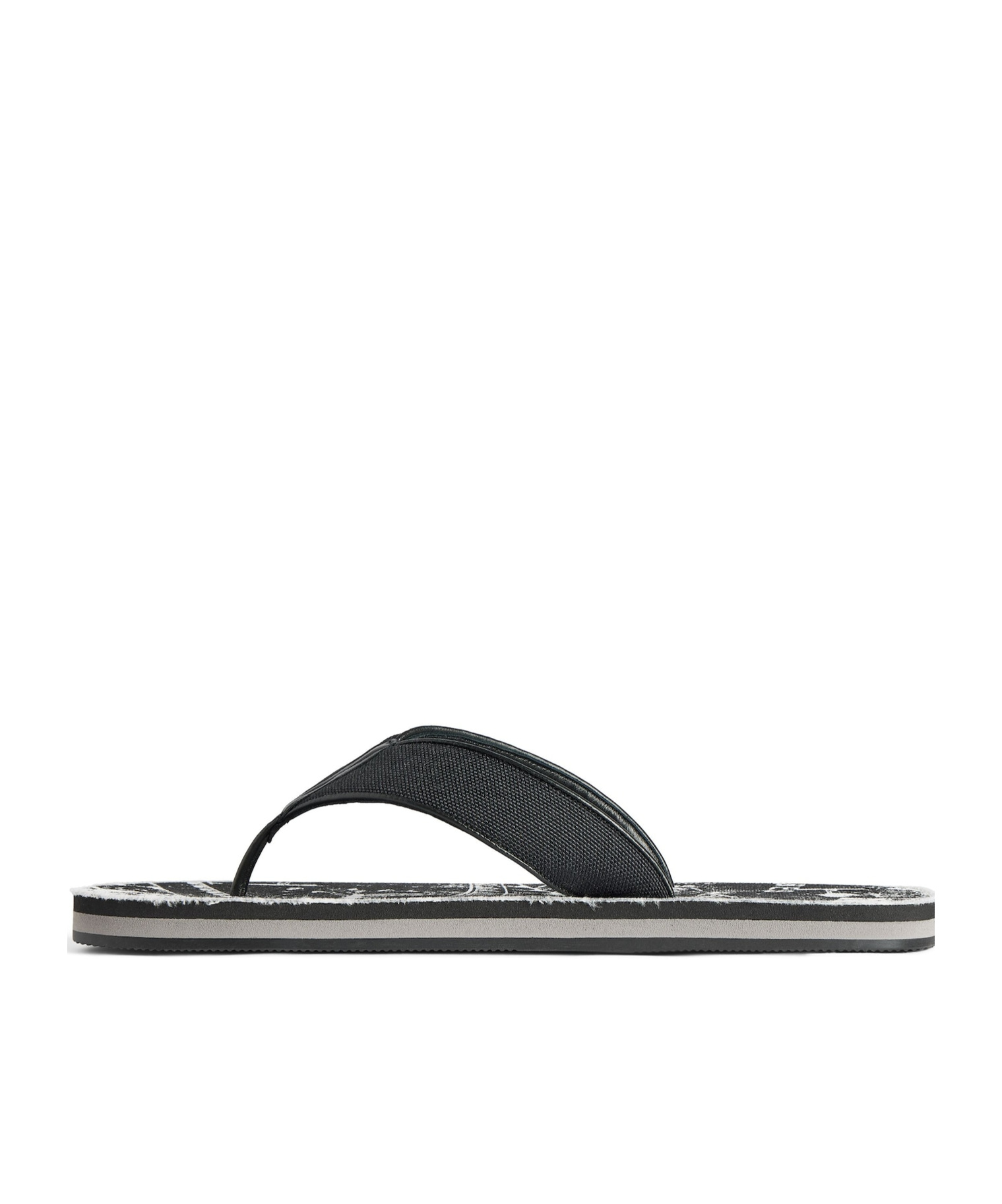 Balenciaga Men's Sunset Thong Flat In Black In Black