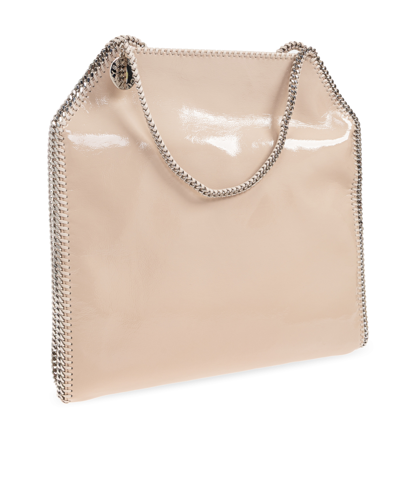 Stella Mccartney Falabella Chain Link Tote Bag In Brown