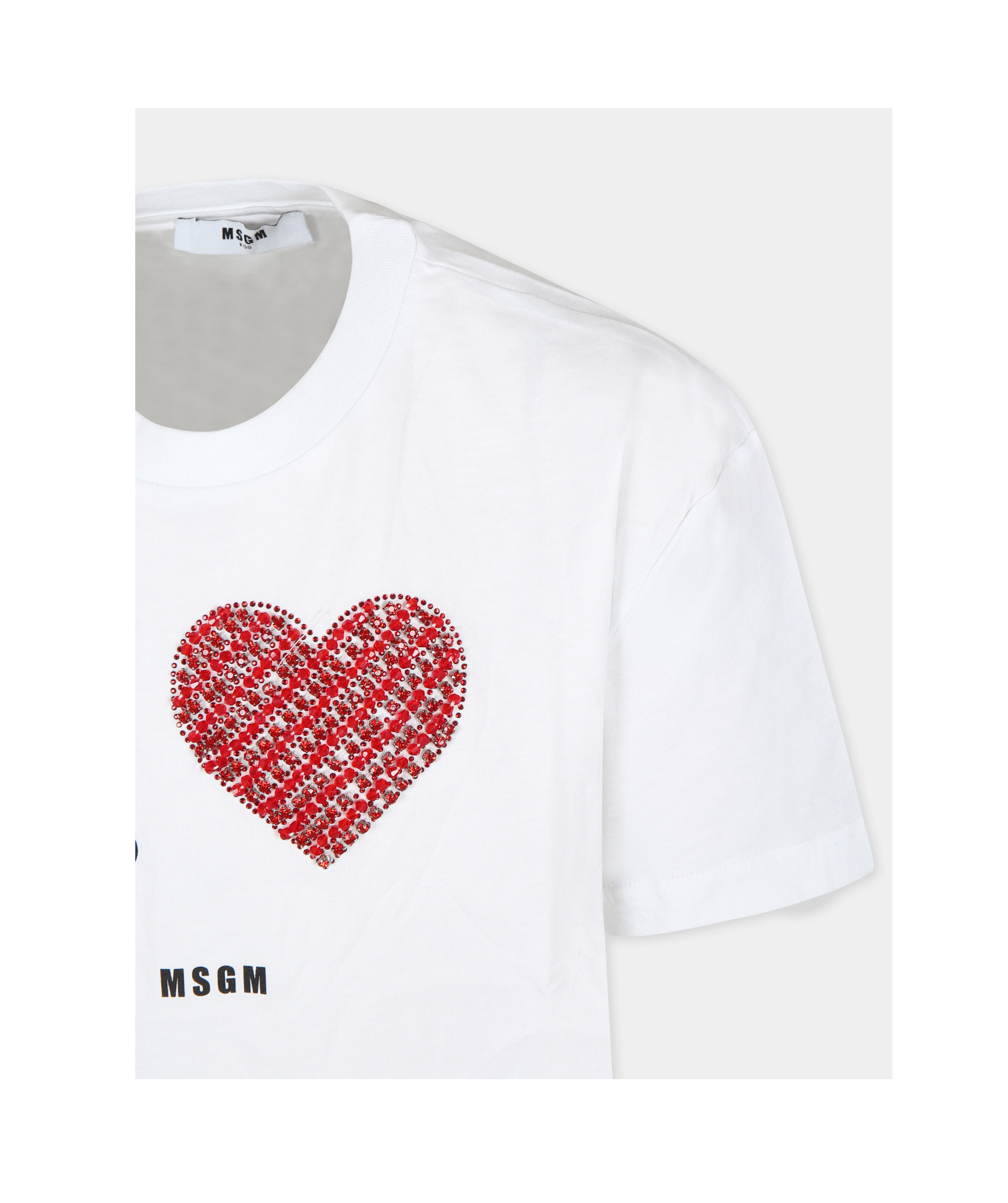 Msgm Logo-print T-shirt In White