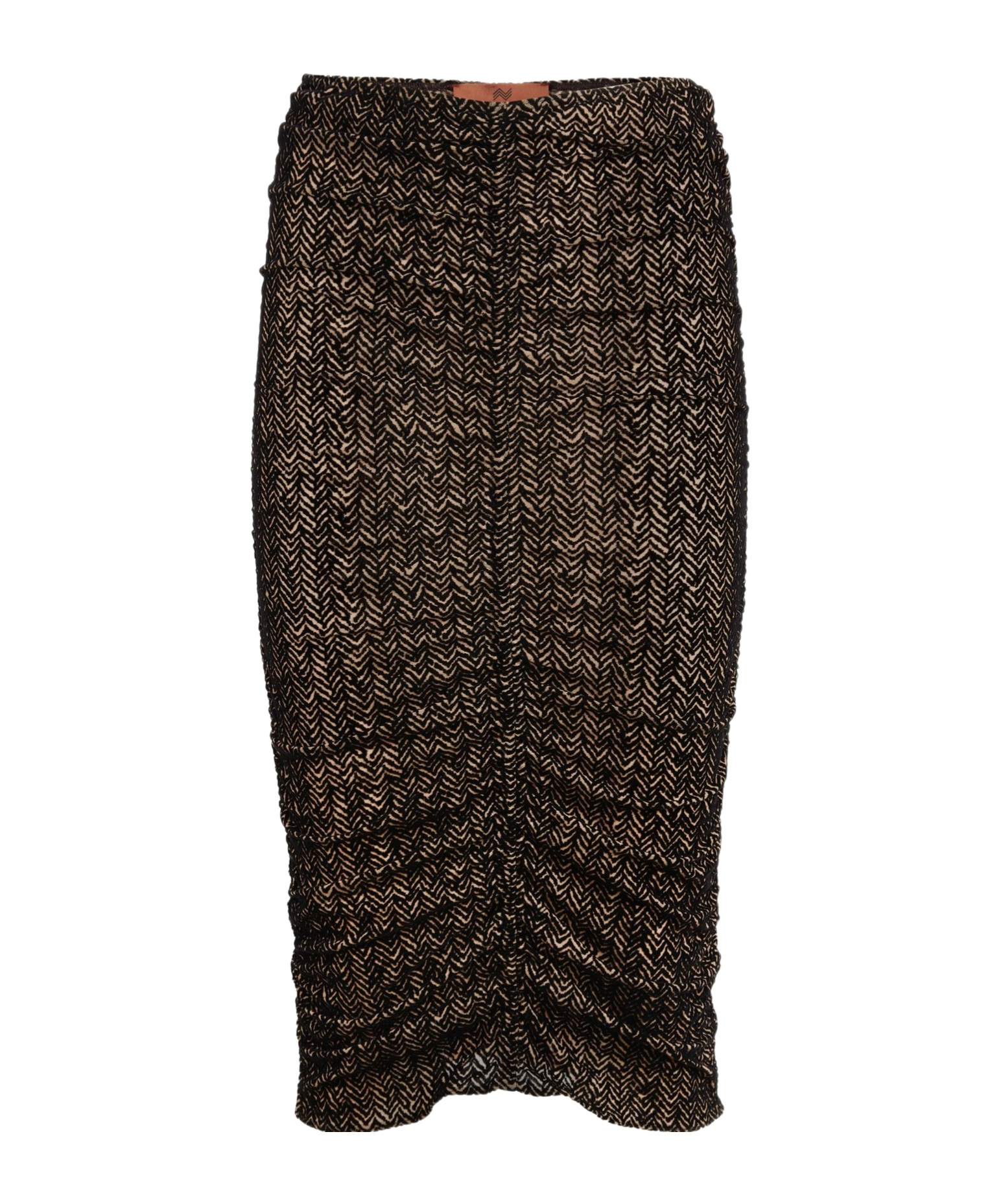 Missoni Tulle Chevron Skirt In Black