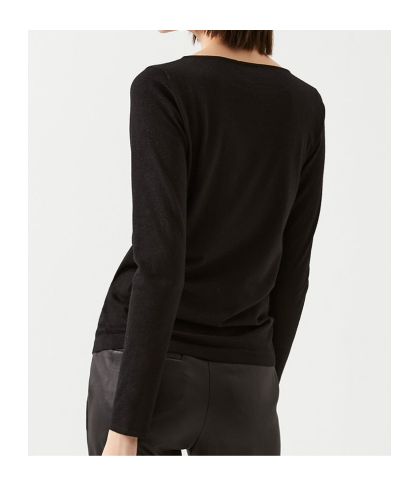 Brunello Cucinelli Round Neck Jumper In Black
