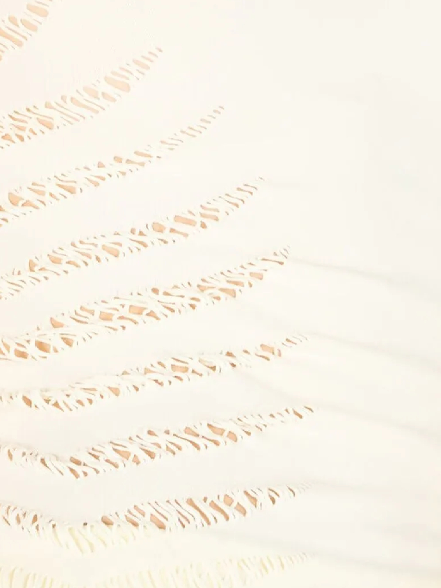 Roberto Cavalli Tank Top With Perforated Zebra Pattern In White