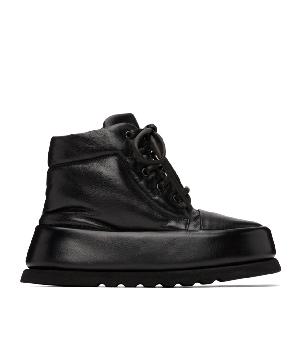 Marsèll Black Leather Boots In Black