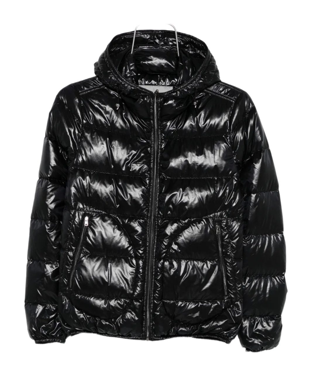 Herno Hooded Quilted Jacket In Black