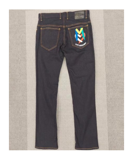 Moschino Belt-loop Jeans In Black
