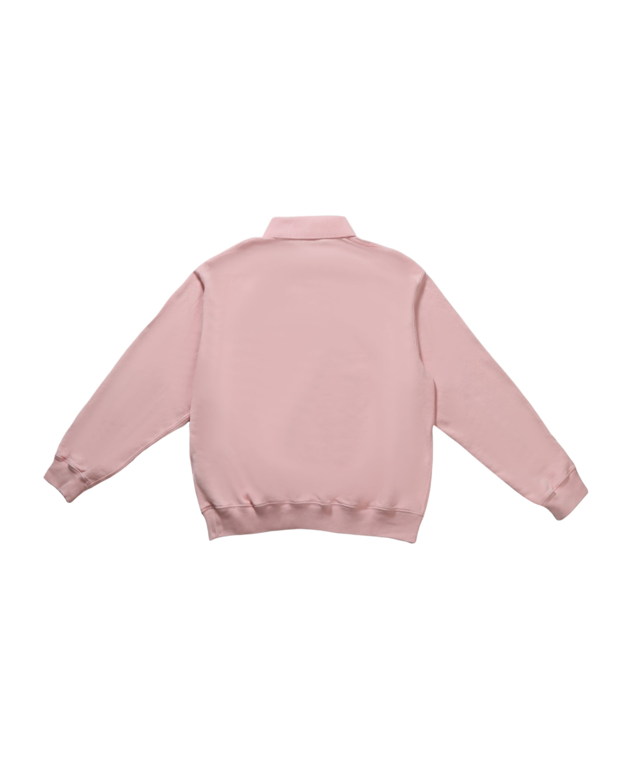 Polo Ralph Lauren Knit Collar-sweatshirt In Pink Sand