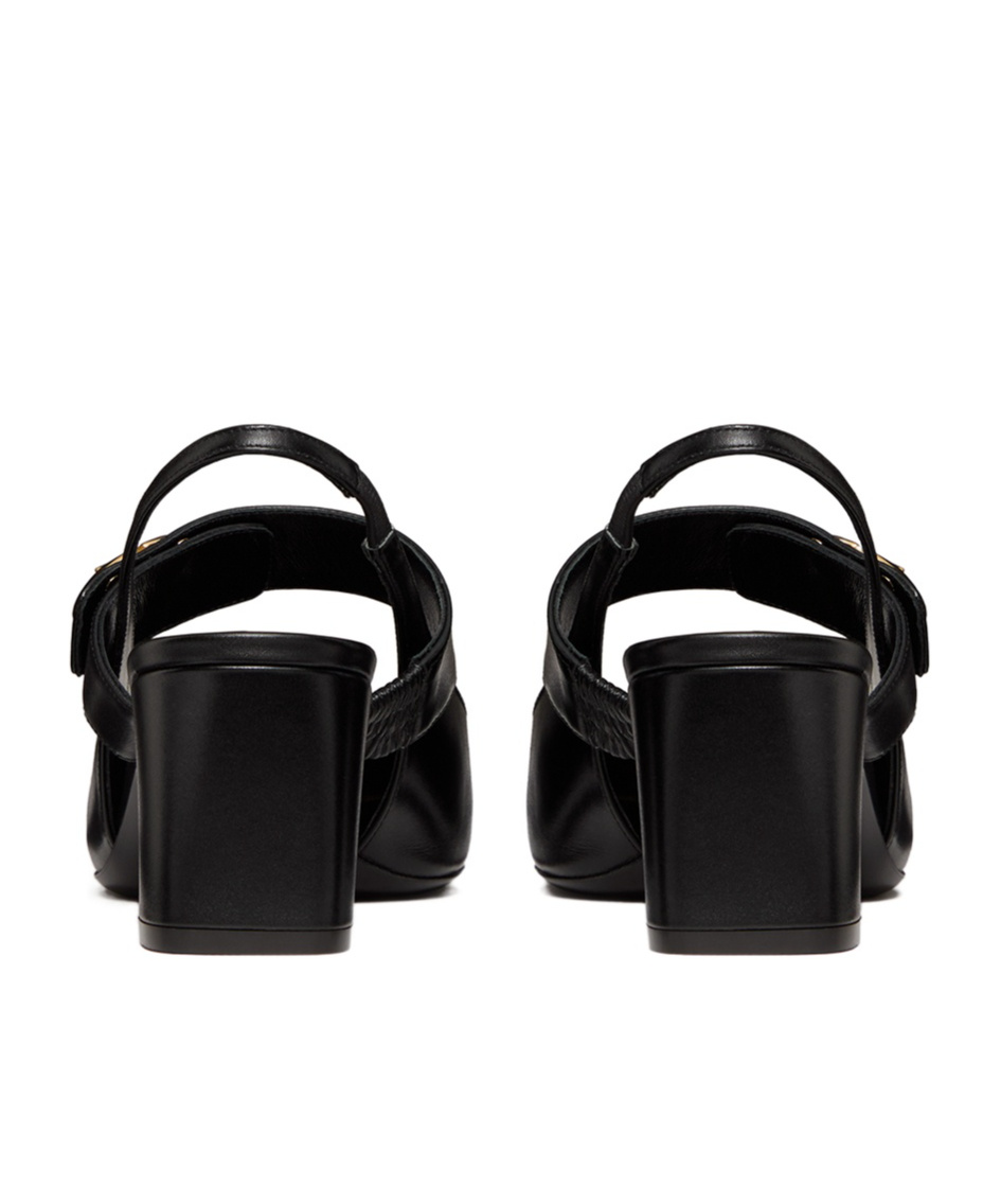 Valentino Vlogo Locker 60 Mary-jane Slingback Pumps In Black
