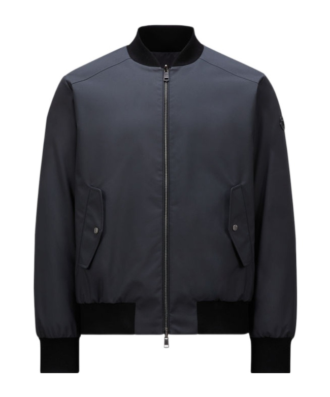 Moncler Diounes Reversible Short Down Jacket In Black