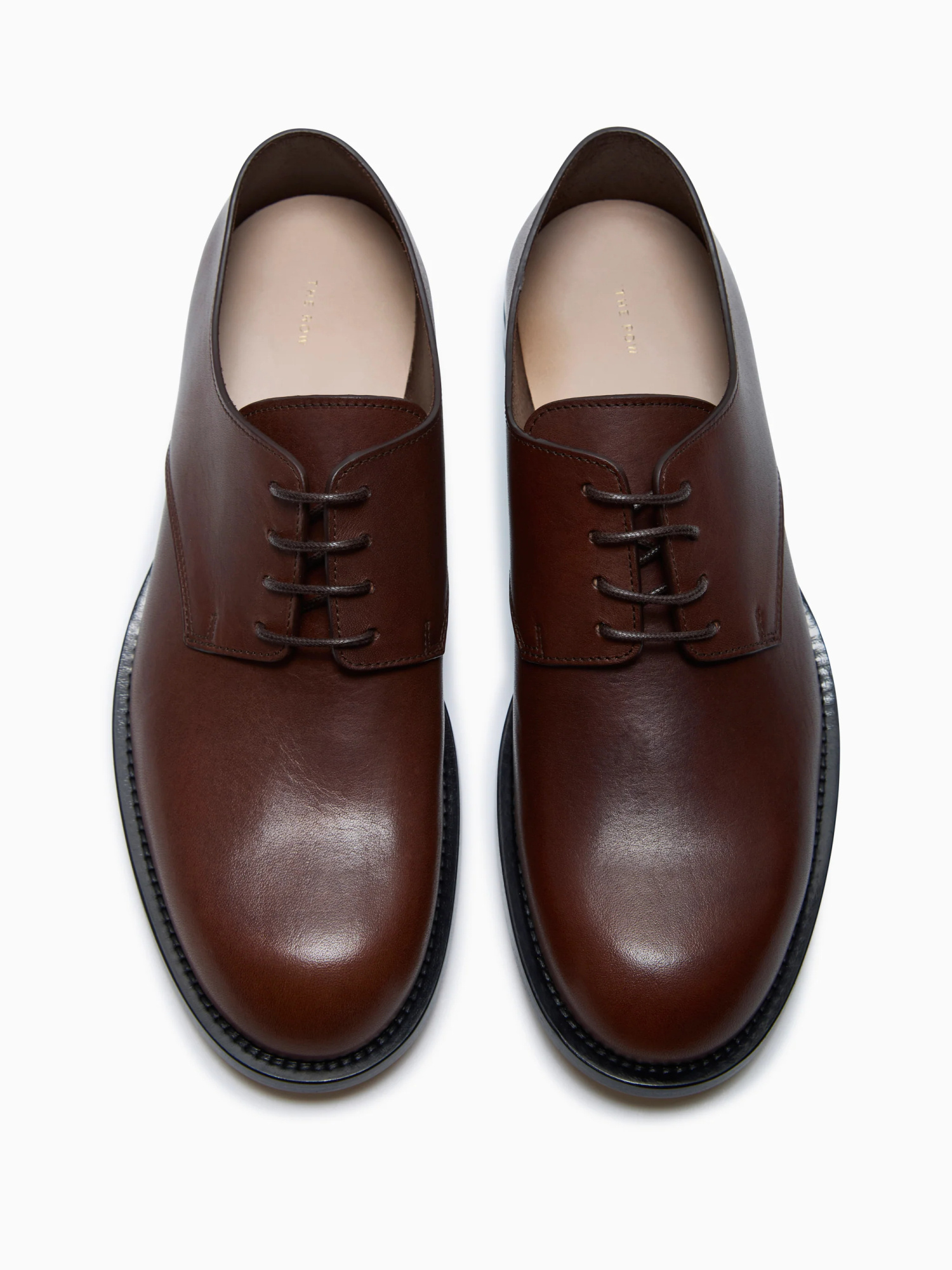 The Row Round-toe Business Dress Shoes In Brown