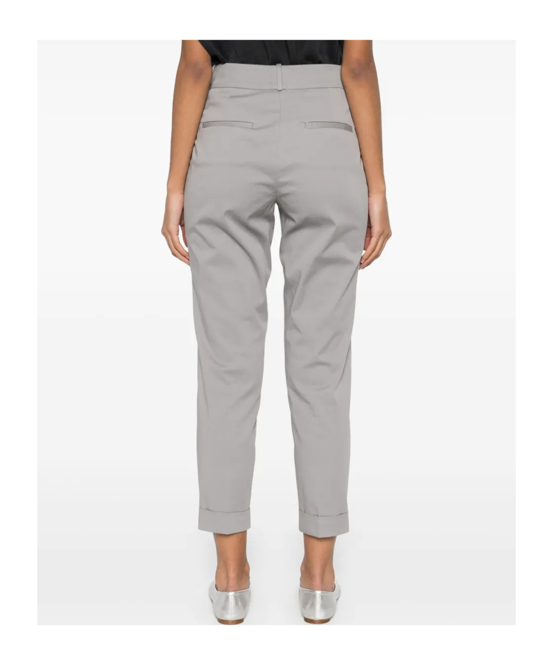 Peserico Tailored Trousers In Gray