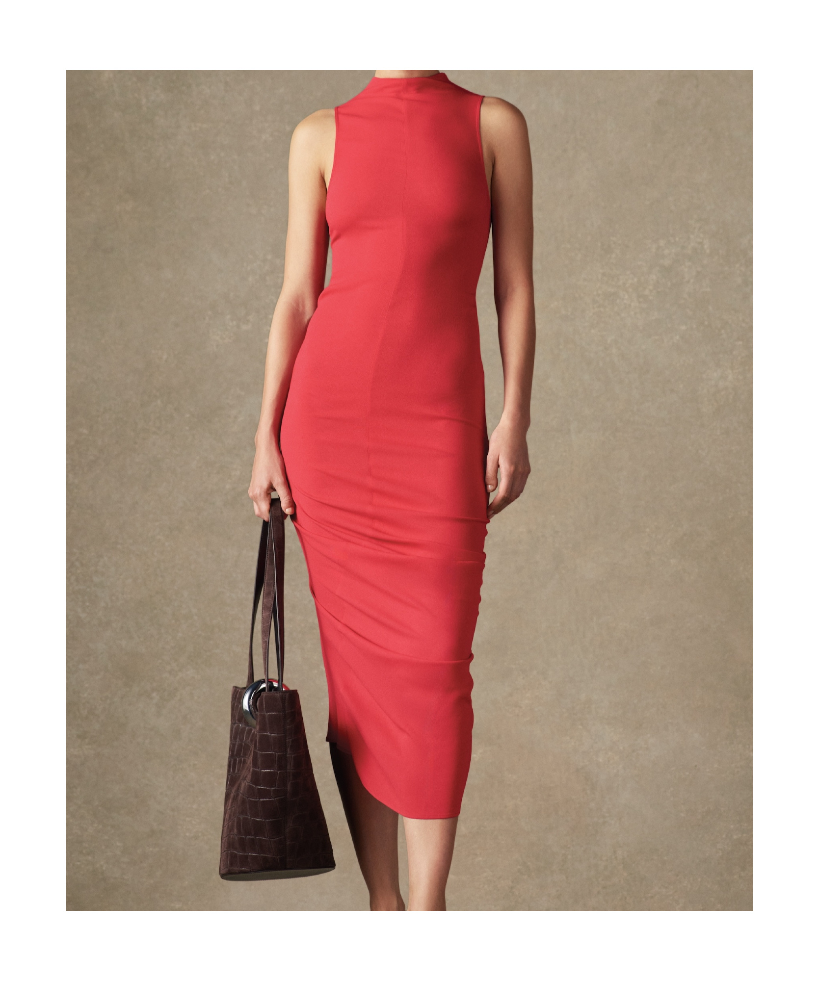 Jacquemus Womens Red The J Sleeveless Stretch-woven Maxi Dress In Red