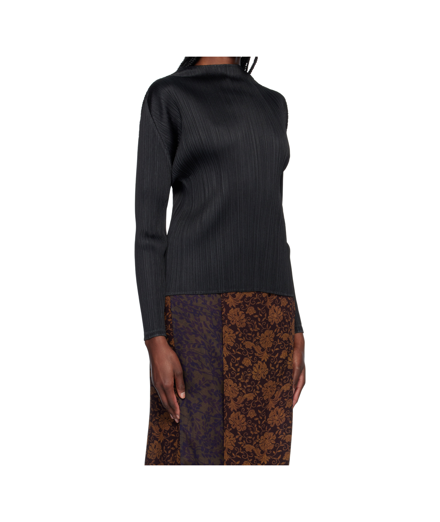 Shop Issey Miyake Monthly Colors: February Blouse In Black