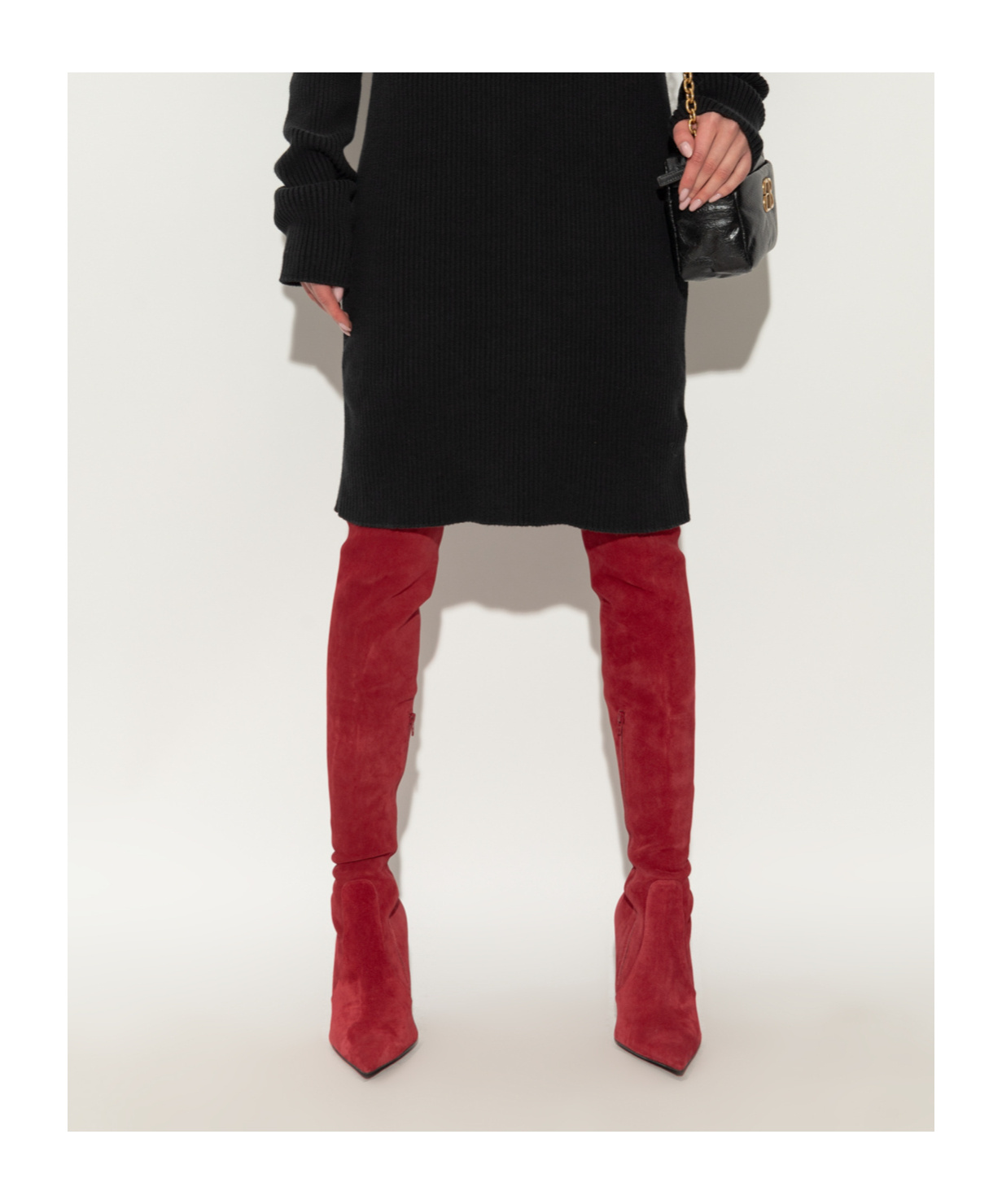 Balenciaga Avenue Boots In Red