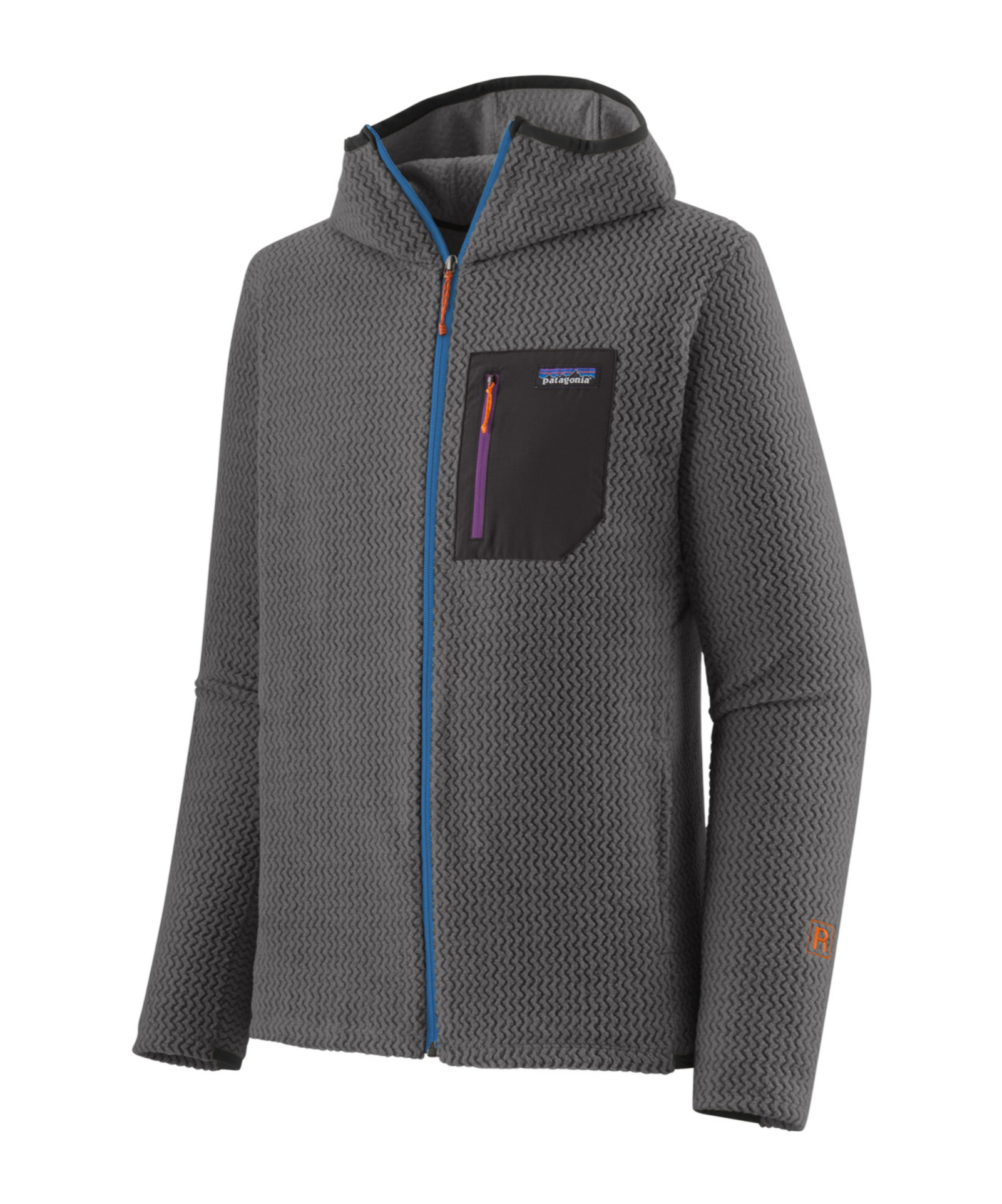 Patagonia R1 Air Fully Zip Jacket In Black