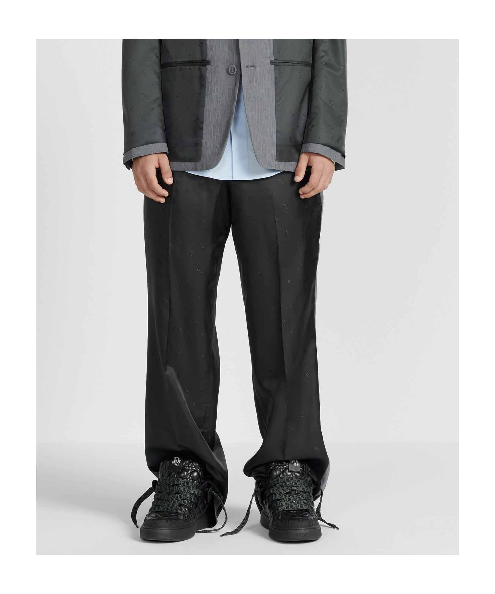 Dior Logo Casual Pants In Black
