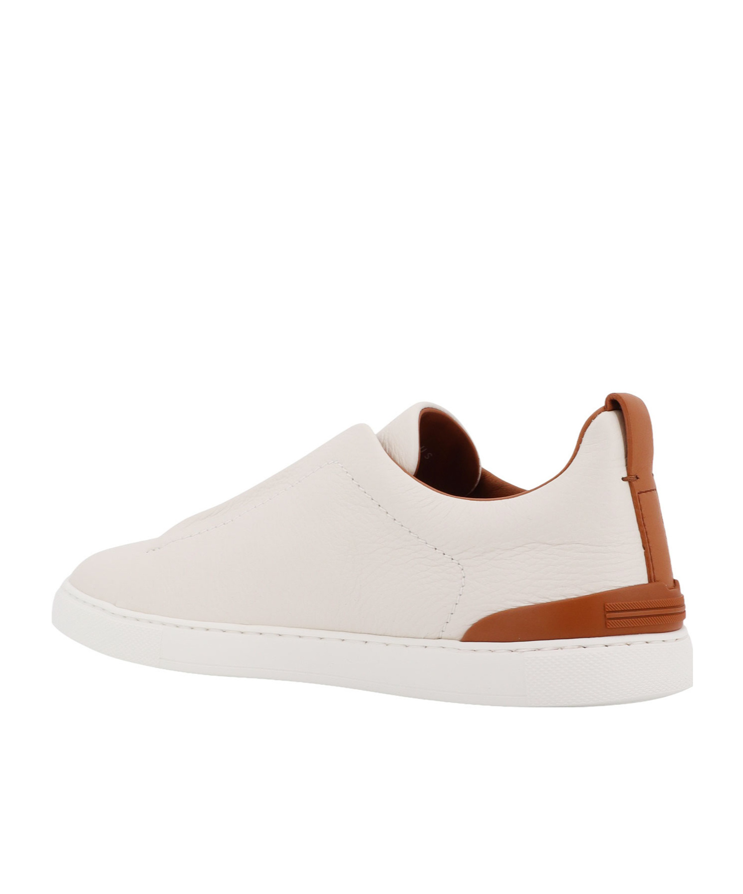 Zegna Z  Triple Stitch Sneakers In White