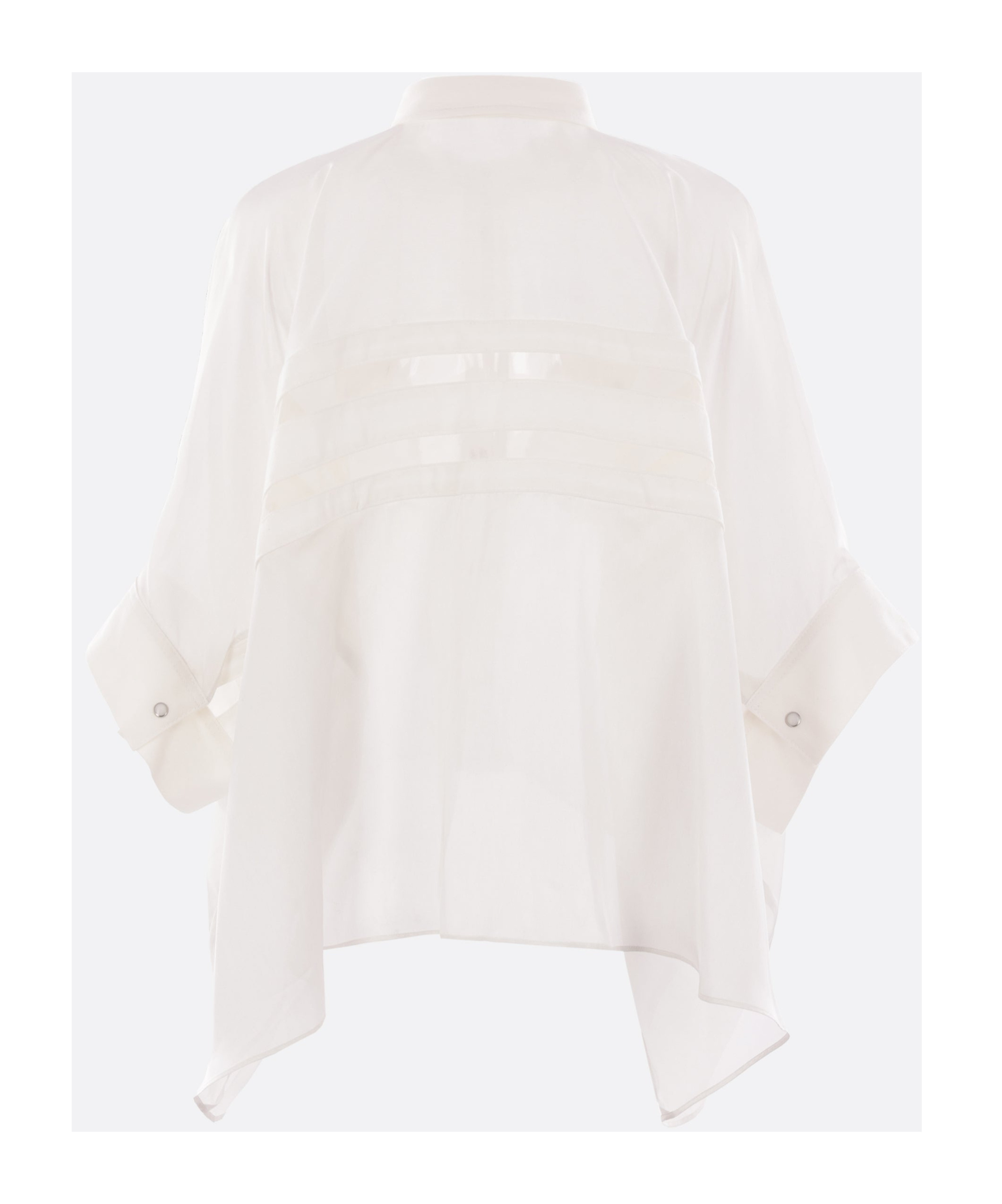 Sacai Long Sleeved Shirt In White