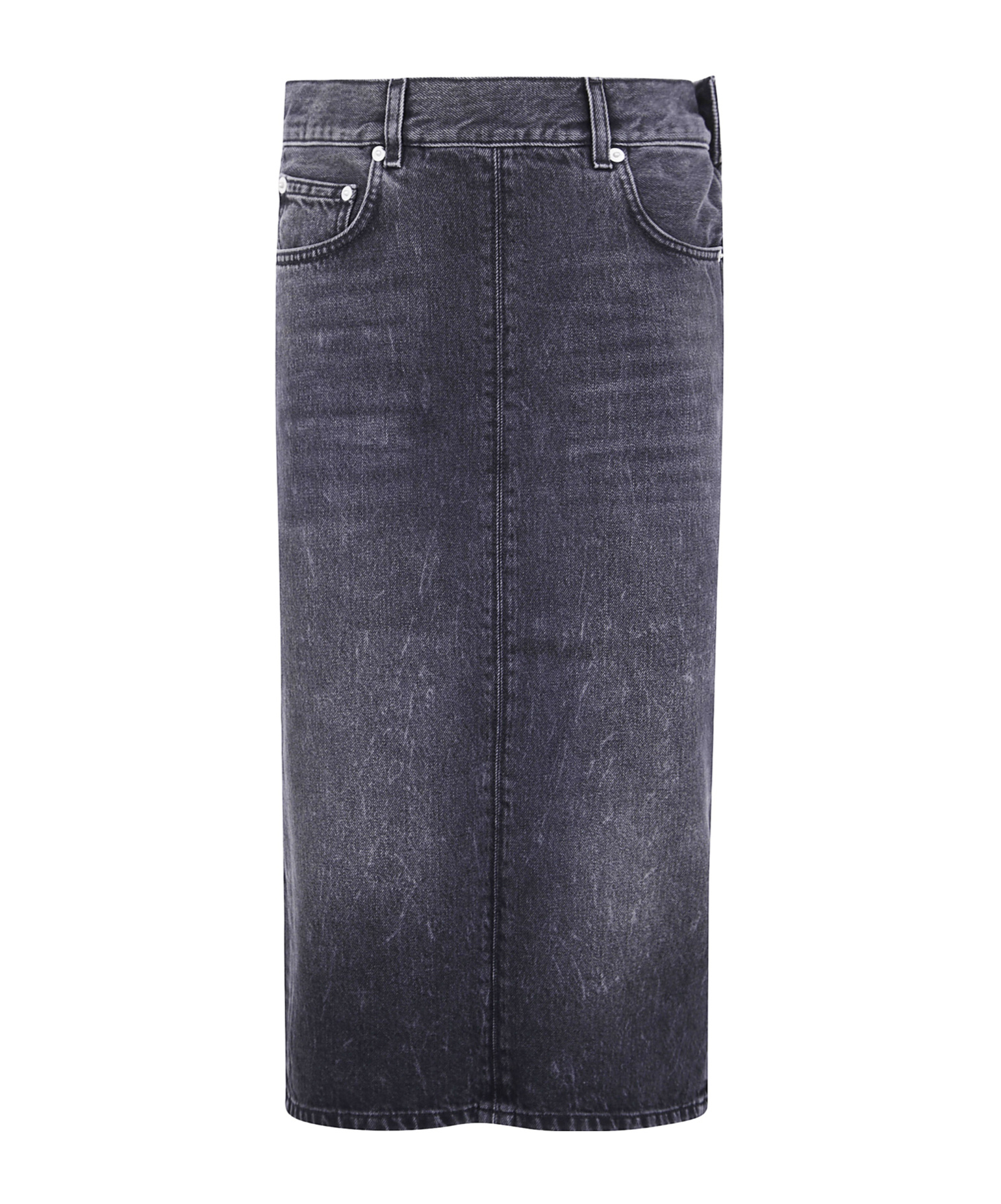 Haikure Authentic Skirt With Pockets And Slit In Blue