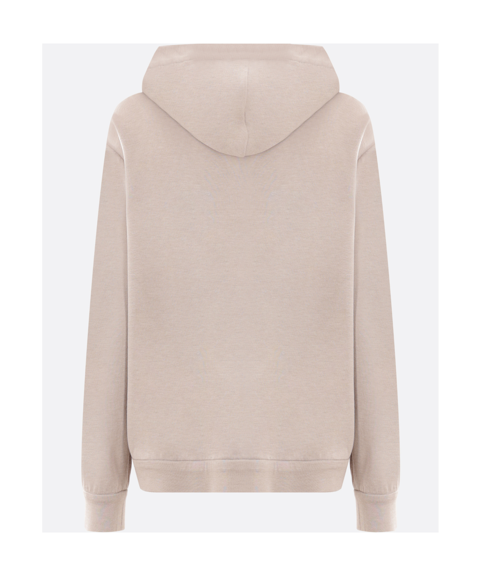 Brunello Cucinelli Monili-embellished Cotton-silk Hoodie In Nude