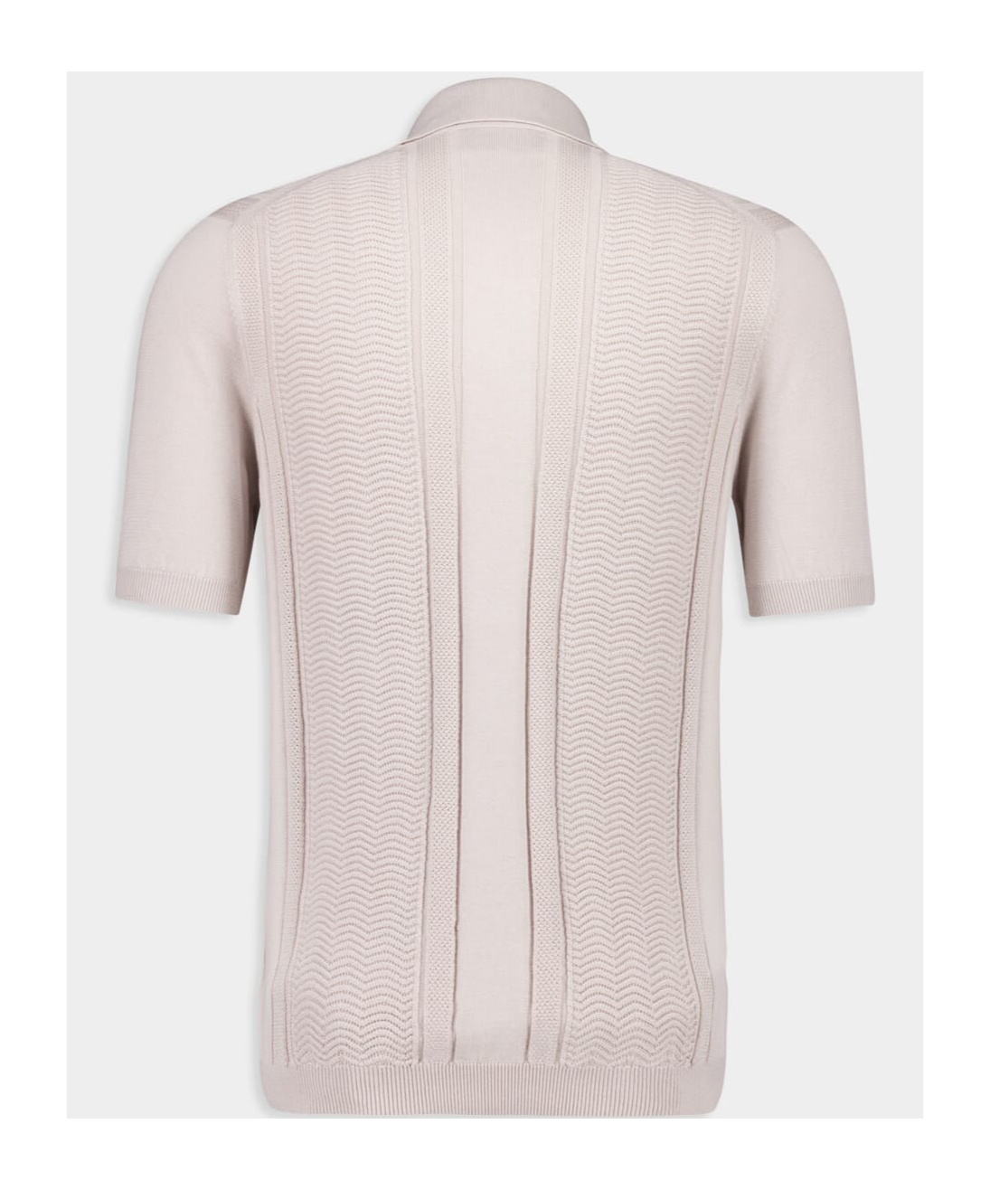 Brunello Cucinelli Short-sleeved Knitted Polo Shirt In White
