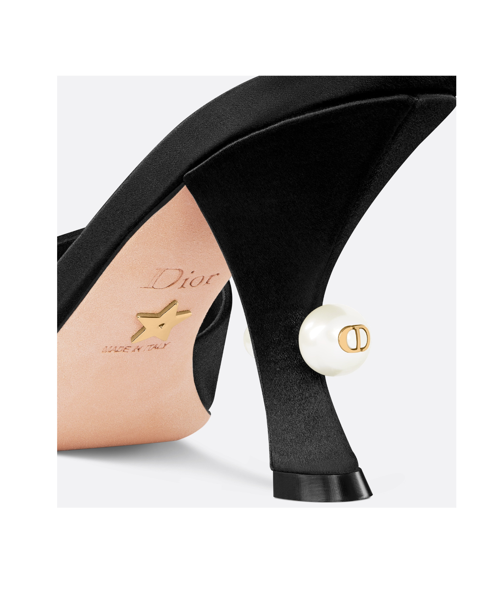Dior Open-toed High-heeled Sandals In Black