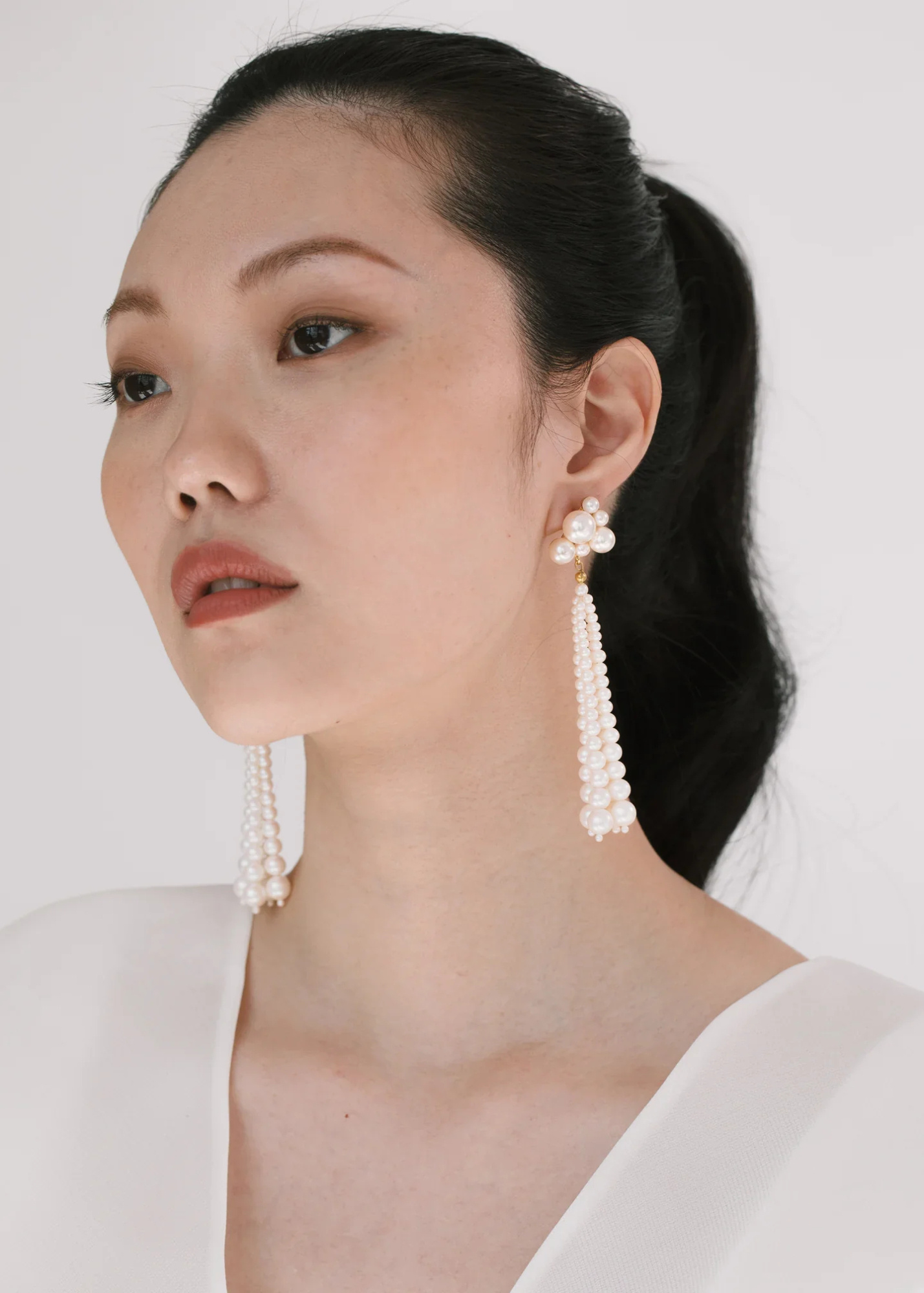 Jennifer Behr Charlena Earrings In Metallic