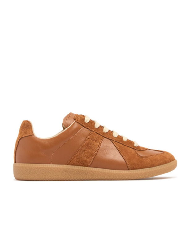 Maison Margiela Men Replica Sneakers In Brown