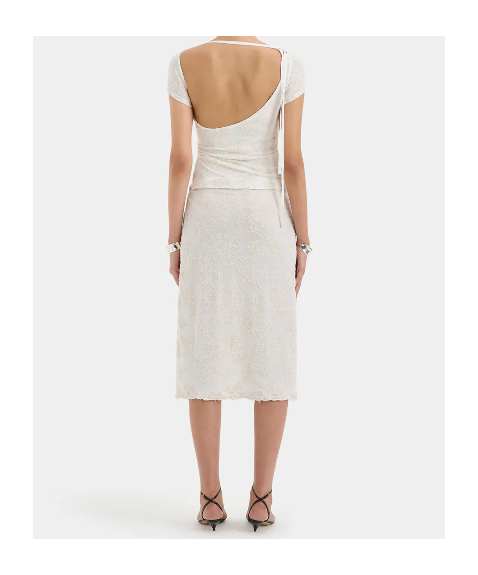 Sir Blanca Wrap Skirt In Neutral