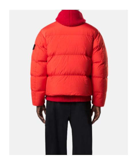 Stone Island Crinkles Reps Ny Bomber Jacket In Orange