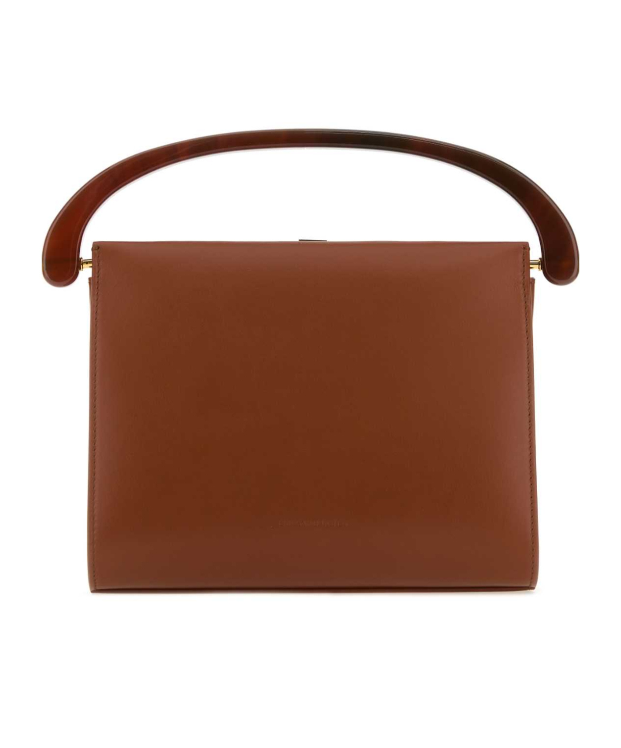 Dries Van Noten Caramel Leather Handbag In Brown