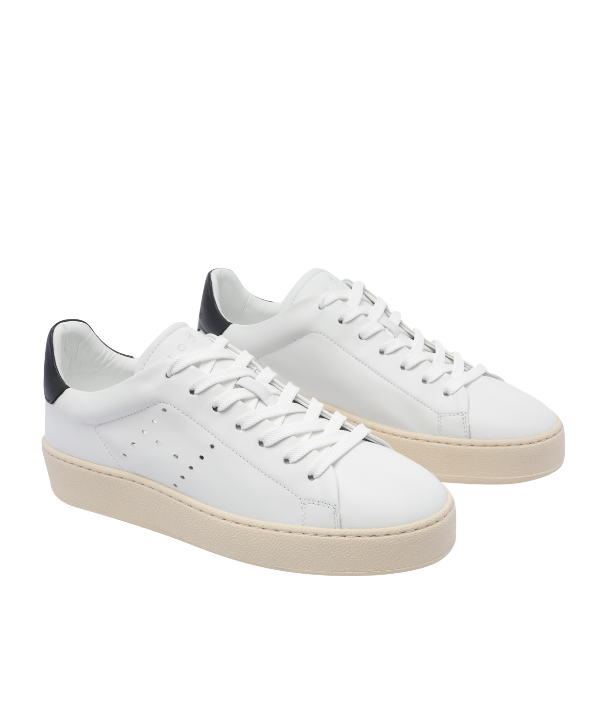 Hogan Laced Sneakers In White